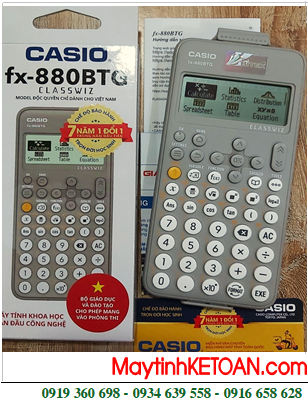 Casio Fx-880BTG ClassWiz, Máy tính học sinh mang vào phòng thi Casio Fx-880BTG ClassWiz chính hãng